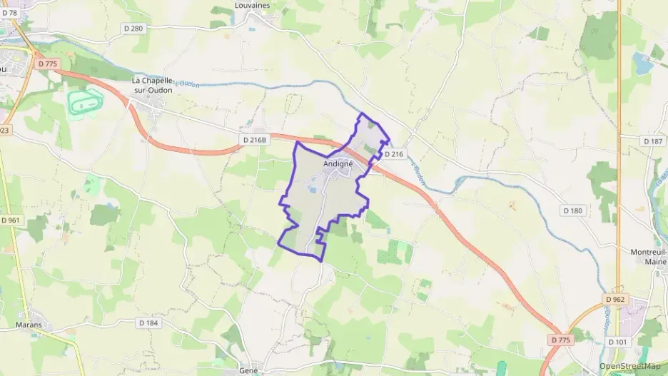 Maison 82 m² quatre pièces à vendre à Le Lion-d`Angers