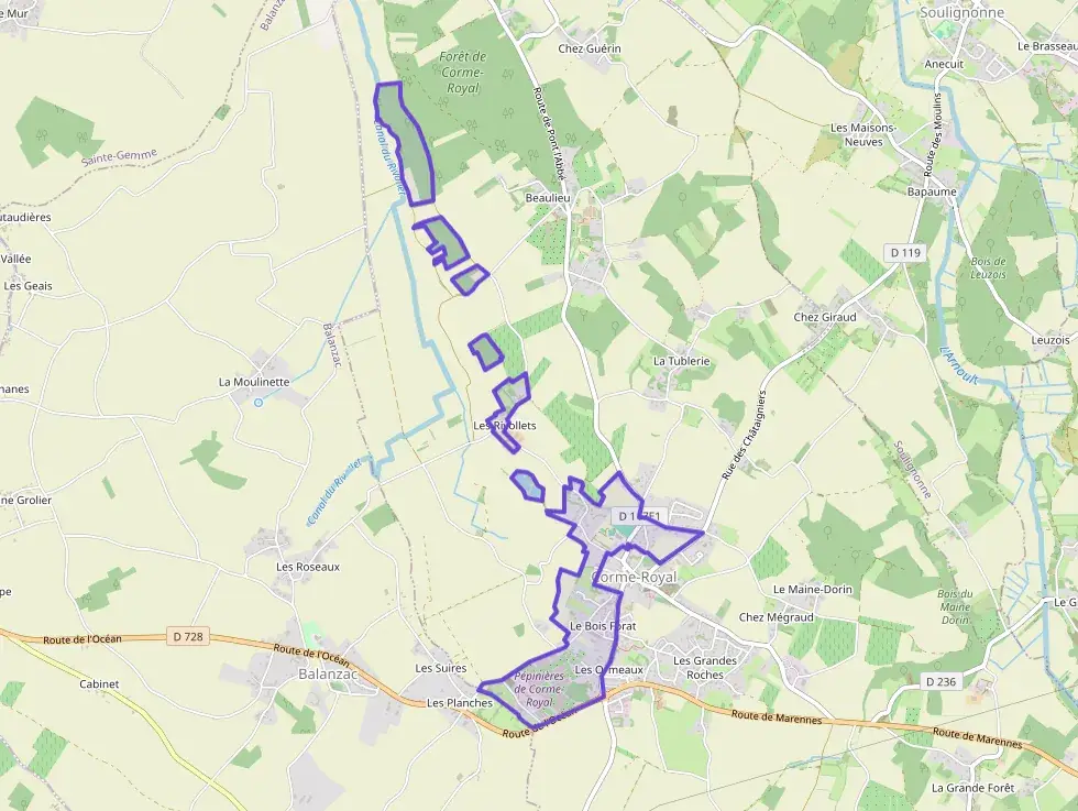 Maison 83 m² quatre pièces à vendre à Corme-Royal