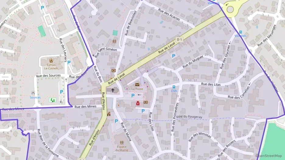 Maison 82 m² cinq pièces à vendre à L`Huisserie Maison 82 m² cinq pièces à vendre à L`Huisserie