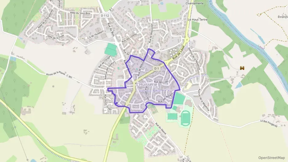 Maison 82 m² cinq pièces à vendre à L`Huisserie Maison 82 m² cinq pièces à vendre à L`Huisserie