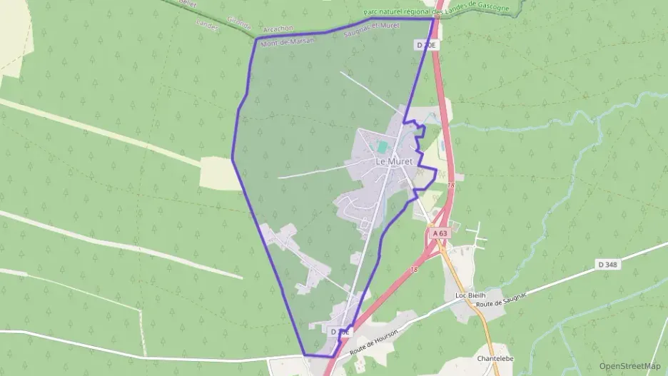 Maison 88 m² cinq pièces à vendre à Saugnac-et-Muret Maison 88 m² cinq pièces à vendre à Saugnac-et-Muret