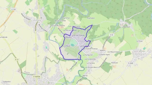 Maison 97 m² quatre pièces à vendre à L`Orbrie