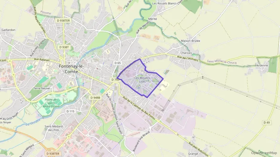 Maison 91 m² quatre pièces à vendre à Fontenay-le-Comte