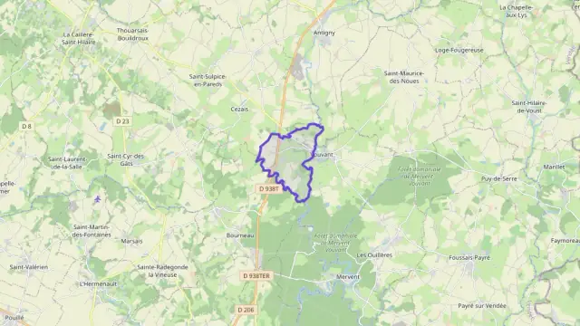 Maison 90 m² quatre pièces à vendre à Vouvant