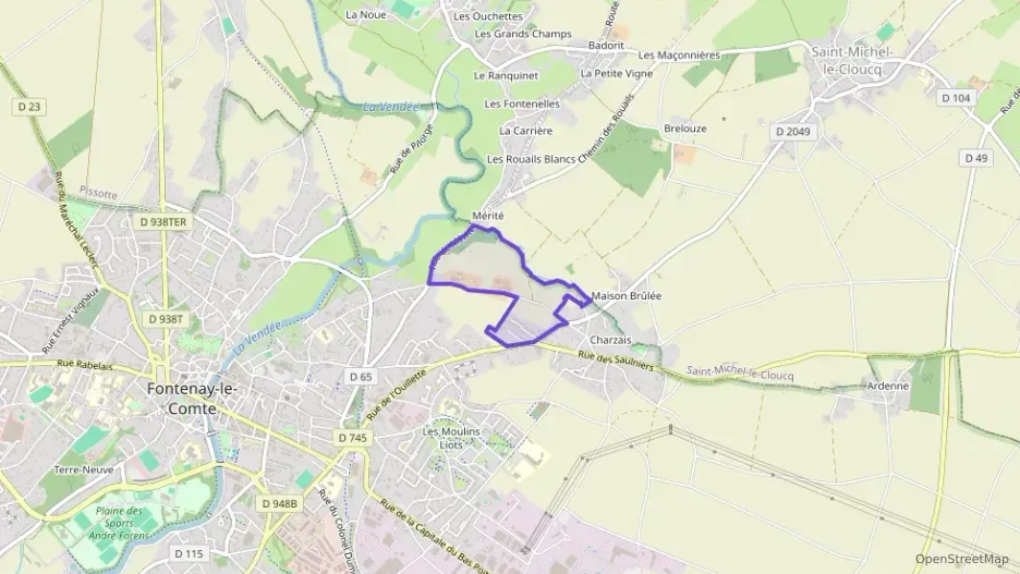Maison 98 m² quatre pièces à vendre à Fontenay-le-Comte