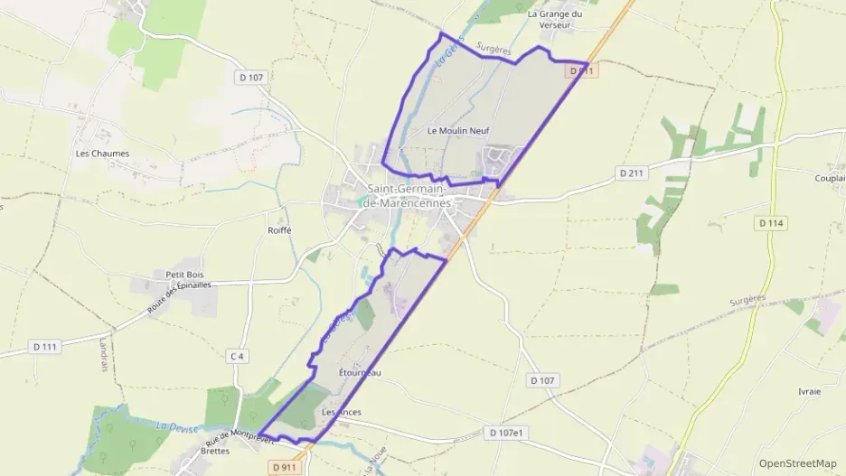 Maison 96 m² quatre pièces à vendre à Saint-Pierre-la-Noue