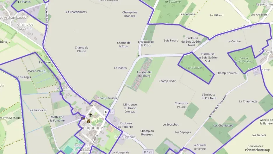 Maison 94 m² quatre pièces à vendre à Soulignonne