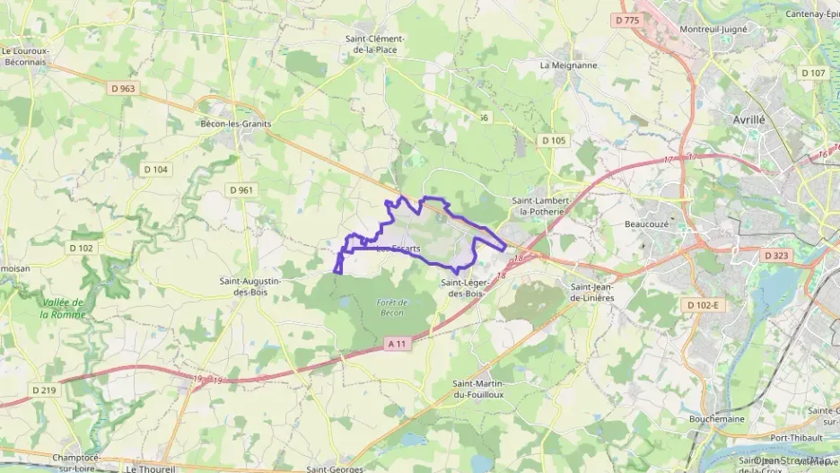 Maison 145 m² six pièces à vendre à Saint-Léger-de-Linières Maison 145 m² six pièces à vendre à Saint-Léger-de-Linières