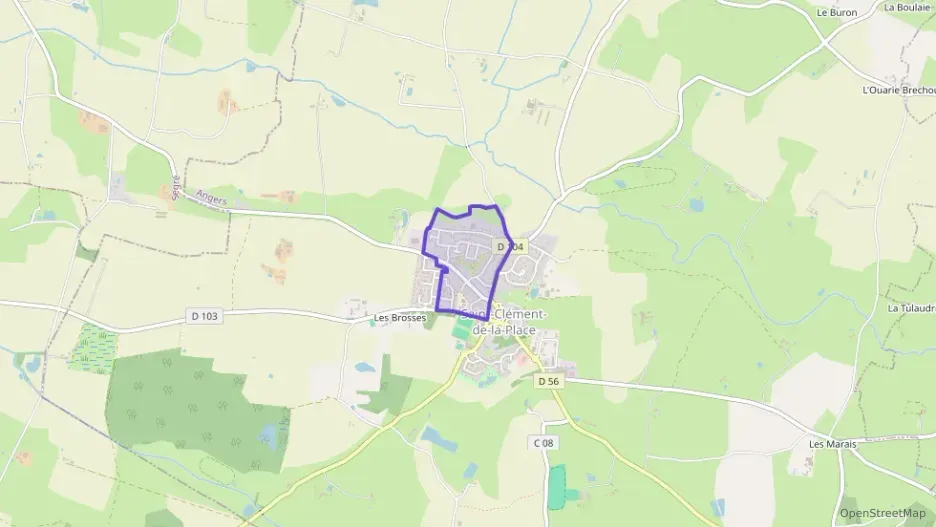 Maison 80 m² trois pièces à vendre à Saint-Clément-de-la-Place