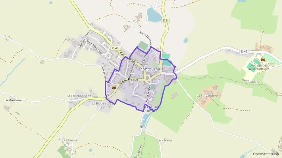 Maison 63 m² trois pièces à vendre à Montournais