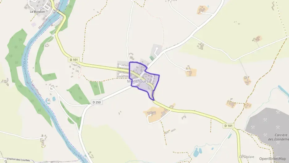 Maison 91 m² trois pièces à vendre à Montflours