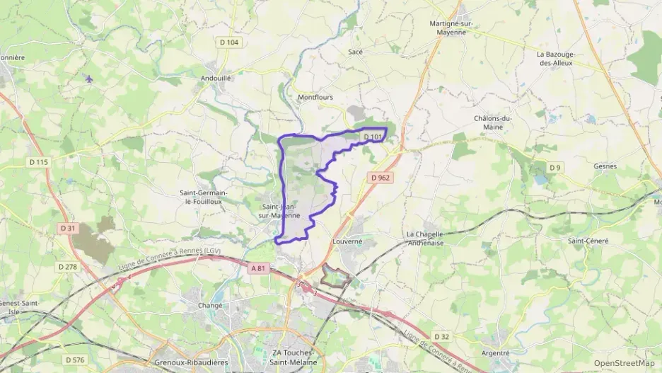 Maison 70 m² deux pieces à vendre à Saint-Jean-sur-Mayenne