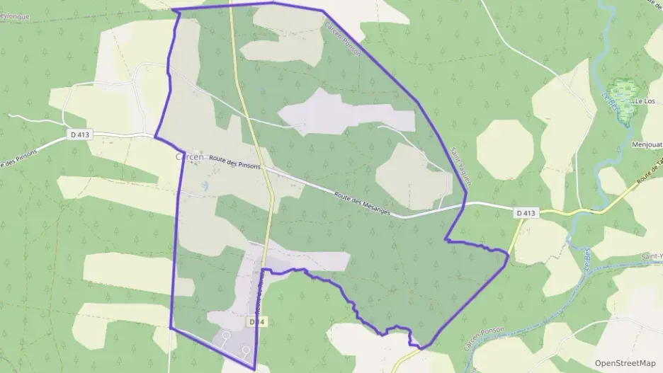 Maison 63 m² quatre pièces à vendre à Carcen-Ponson Maison 63 m² quatre pièces à vendre à Carcen-Ponson