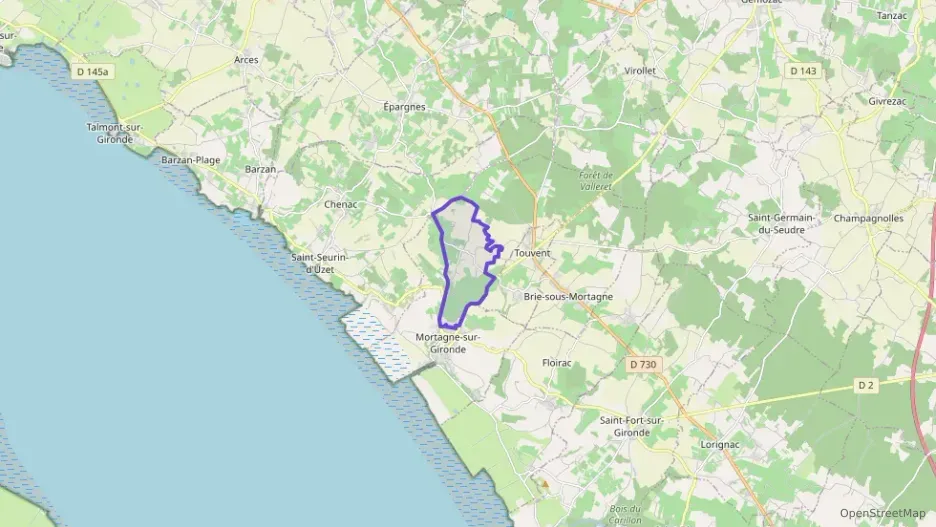 Maison 65 m² trois pièces à vendre à Mortagne-sur-Gironde
