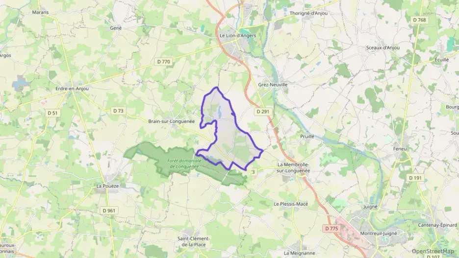 Maison 116 m² quatre pièces à vendre à Grez-Neuville Maison 116 m² quatre pièces à vendre à Grez-Neuville