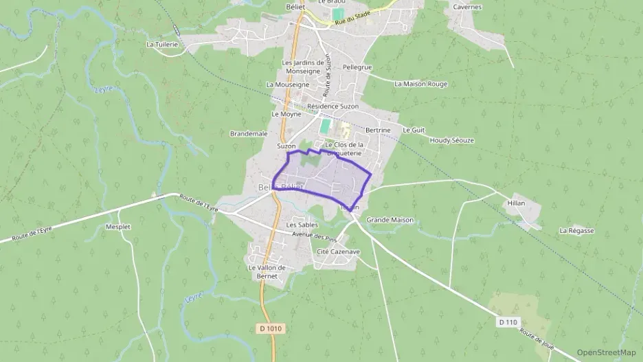 Maison 70 m² trois pièces à vendre à Belin-Béliet