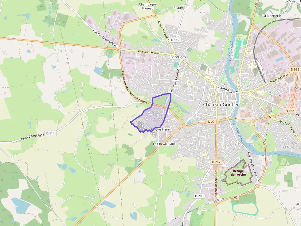 Maison 135 m² trois pièces à vendre à Château-Gontier-sur-Mayenne