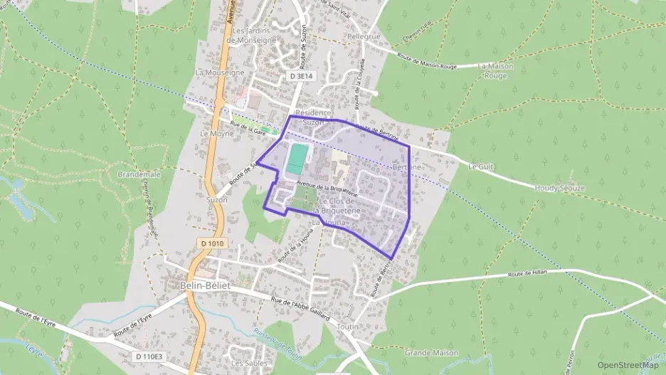 Maison 95 m² quatre pièces à vendre à Belin-Béliet