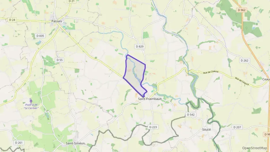 Maison 61 m² quatre pièces à vendre à Saint-Fraimbault Maison 61 m² quatre pièces à vendre à Saint-Fraimbault