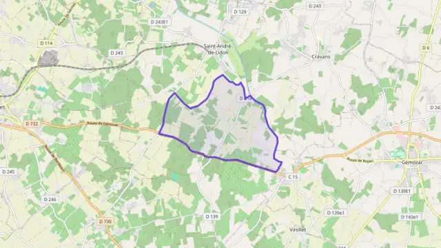 Maison 82 m² trois pièces à vendre à Saint-André-de-Lidon