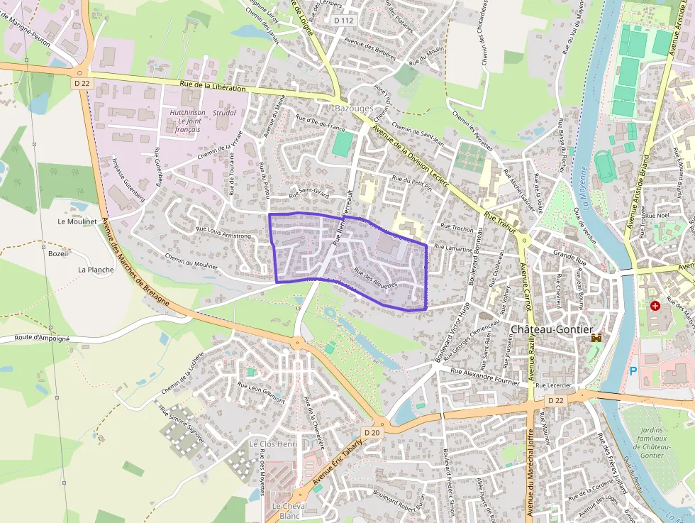 Maison 80 m² quatre pièces à vendre à Château-Gontier-sur-Mayenne