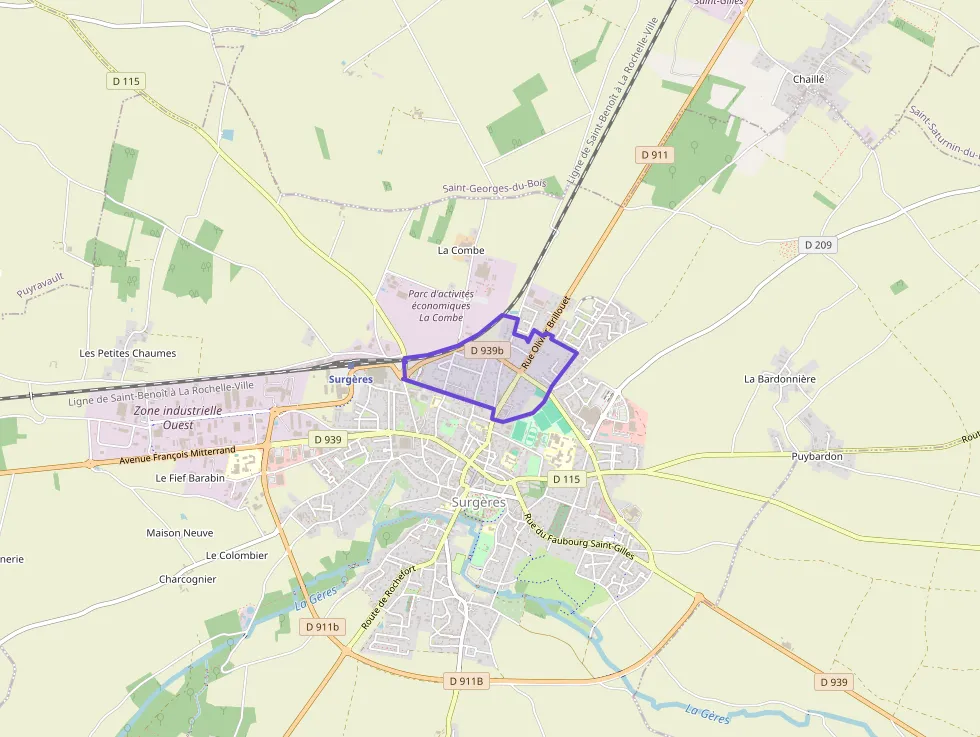 Maison 90 m² quatre pièces à vendre à Surgères