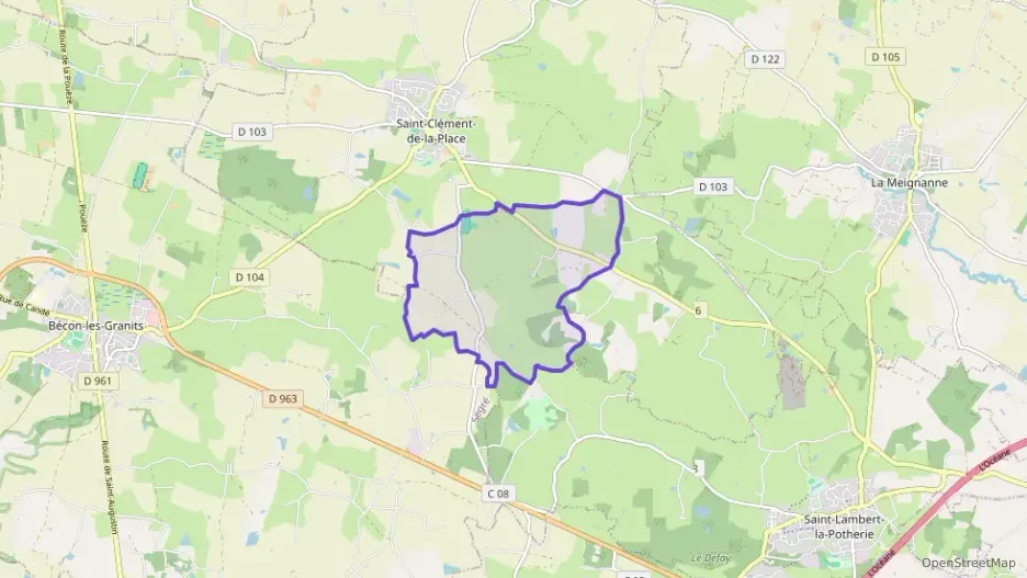 Maison 87 m² trois pièces à vendre à Saint-Clément-de-la-Place Maison 87 m² trois pièces à vendre à Saint-Clément-de-la-Place