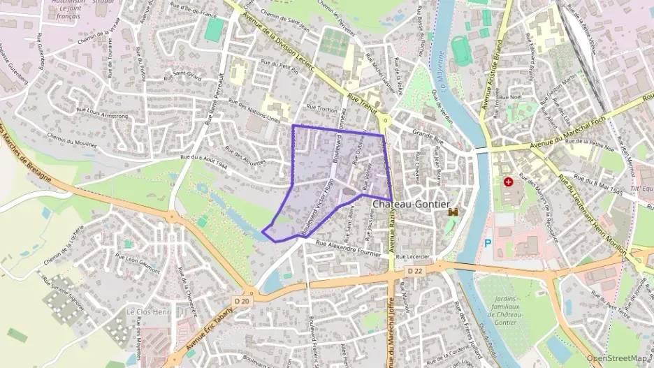 Maison 73 m² trois pièces à vendre à Château-Gontier-sur-Mayenne