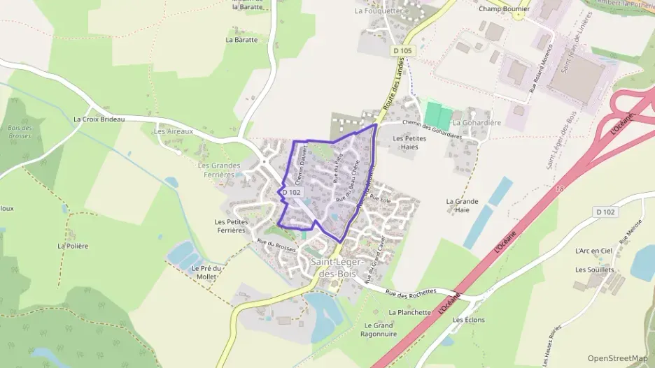 Maison 87 m² quatre pièces à vendre à Saint-Léger-de-Linières Maison 87 m² quatre pièces à vendre à Saint-Léger-de-Linières