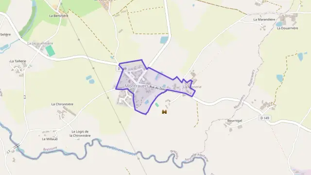 Maison 88 m² quatre pièces à vendre à Montravers