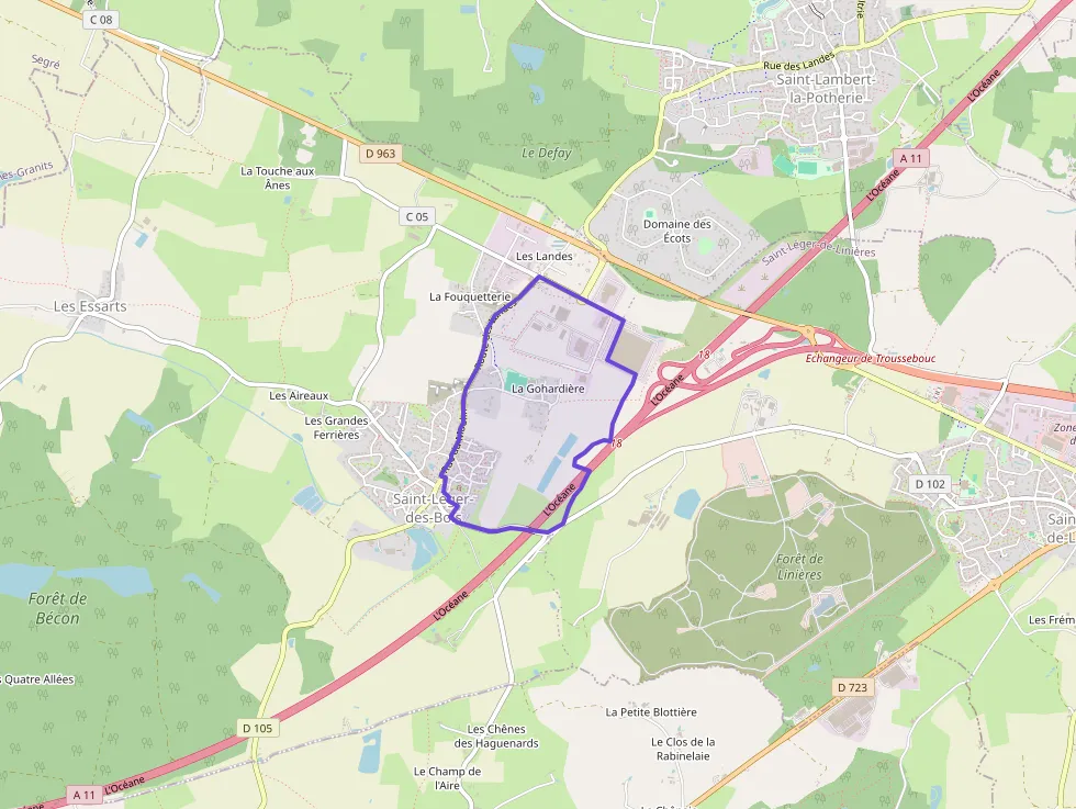 Maison 81 m² quatre pièces à vendre à Saint-Léger-de-Linières