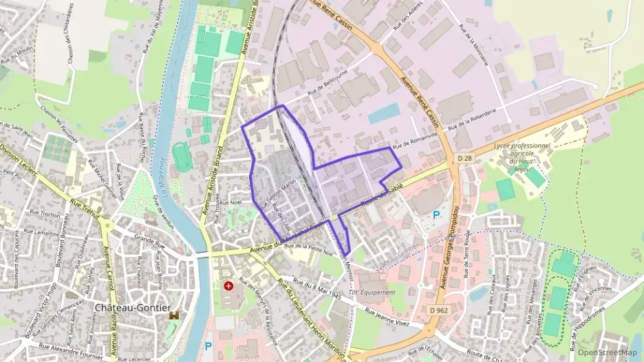 Maison 92 m² cinq pièces à vendre à Château-Gontier-sur-Mayenne Maison 92 m² cinq pièces à vendre à Château-Gontier-sur-Mayenne