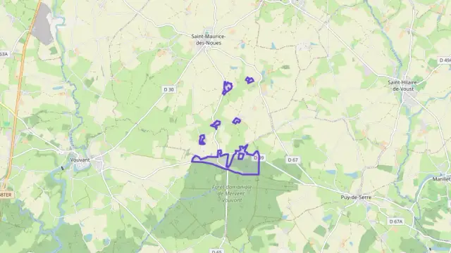 Maison 80 m² quatre pièces à vendre à Saint-Maurice-des-Noues