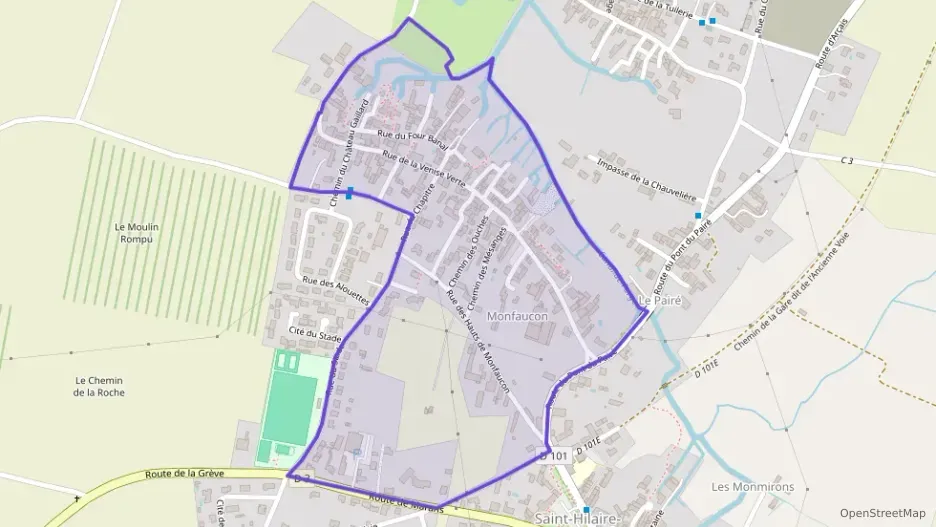 Maison 105 m² six pièces à vendre à Saint-Hilaire-la-Palud Maison 105 m² six pièces à vendre à Saint-Hilaire-la-Palud