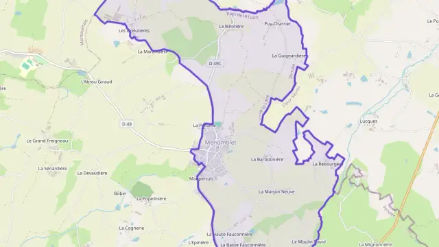 Maison 93 m² quatre pièces à vendre à Menomblet