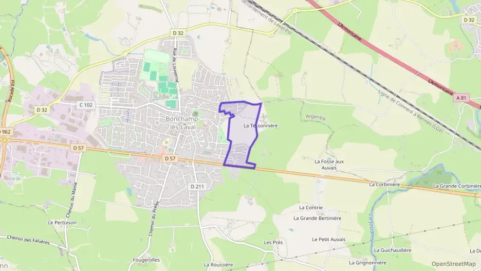 Maison 73 m² quatre pièces à vendre à Bonchamp-lès-Laval Maison 73 m² quatre pièces à vendre à Bonchamp-lès-Laval