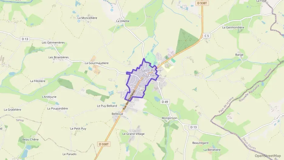 Maison 150 m² six pièces à vendre à Saint-Pierre-du-Chemin Maison 150 m² six pièces à vendre à Saint-Pierre-du-Chemin