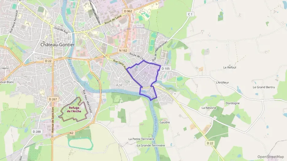 Maison 65 m² trois pièces à vendre à Château-Gontier-sur-Mayenne