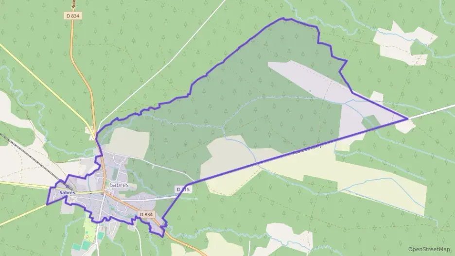 Maison 79 m² quatre pièces à vendre à Sabres Maison 79 m² quatre pièces à vendre à Sabres