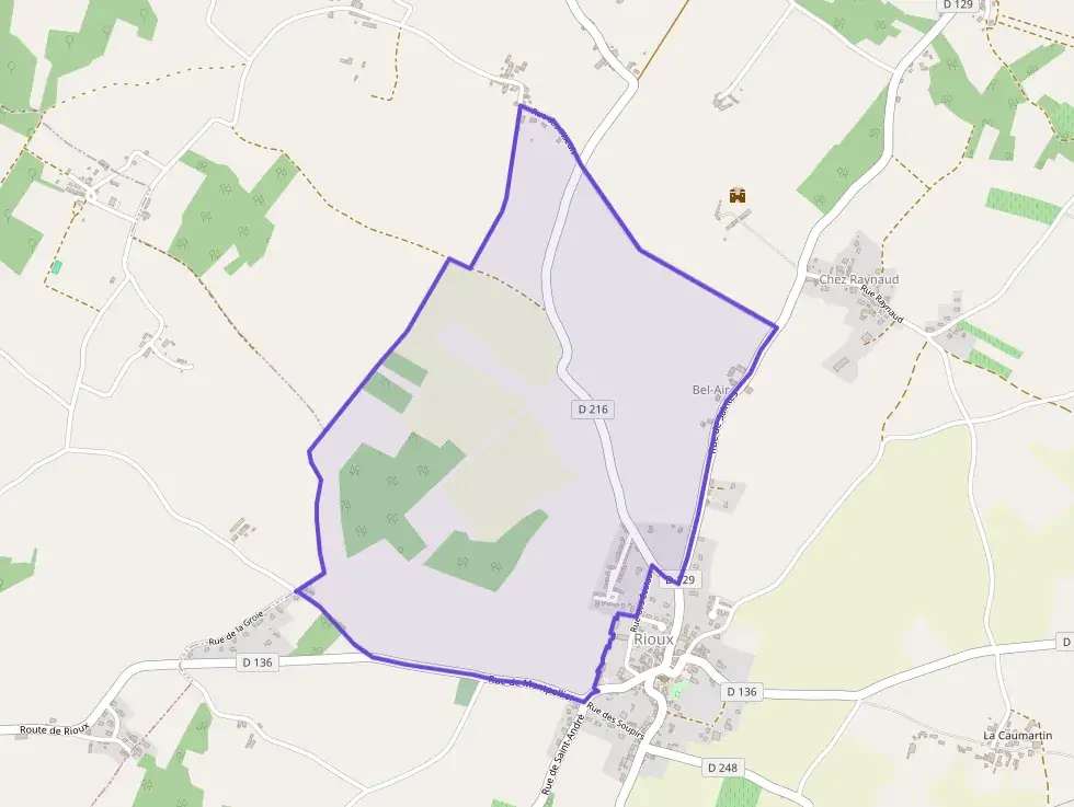 Maison 70 m² quatre pièces à vendre à Rioux