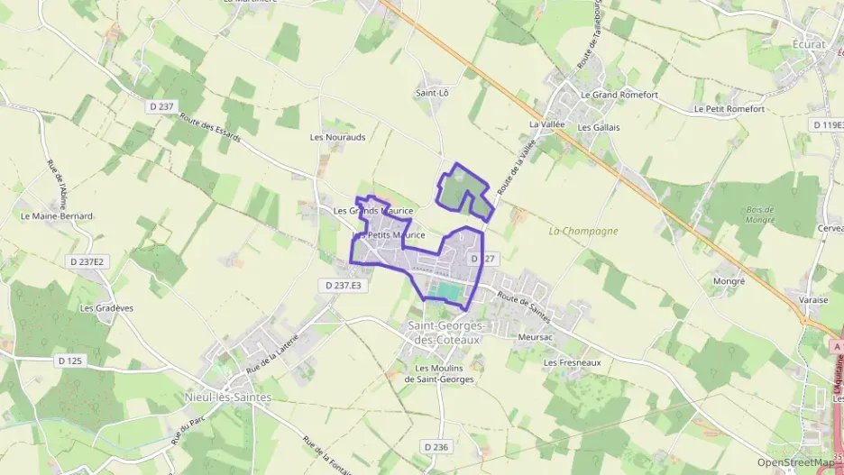 Maison 86 m² quatre pièces à vendre à Saint-Georges-des-Coteaux