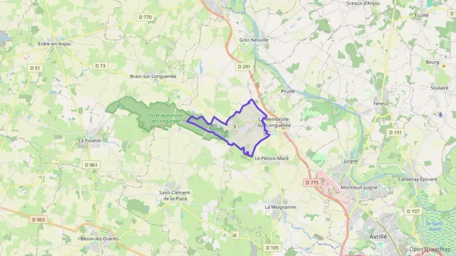 Maison 83 m² quatre pièces à vendre à Longuenée-en-Anjou