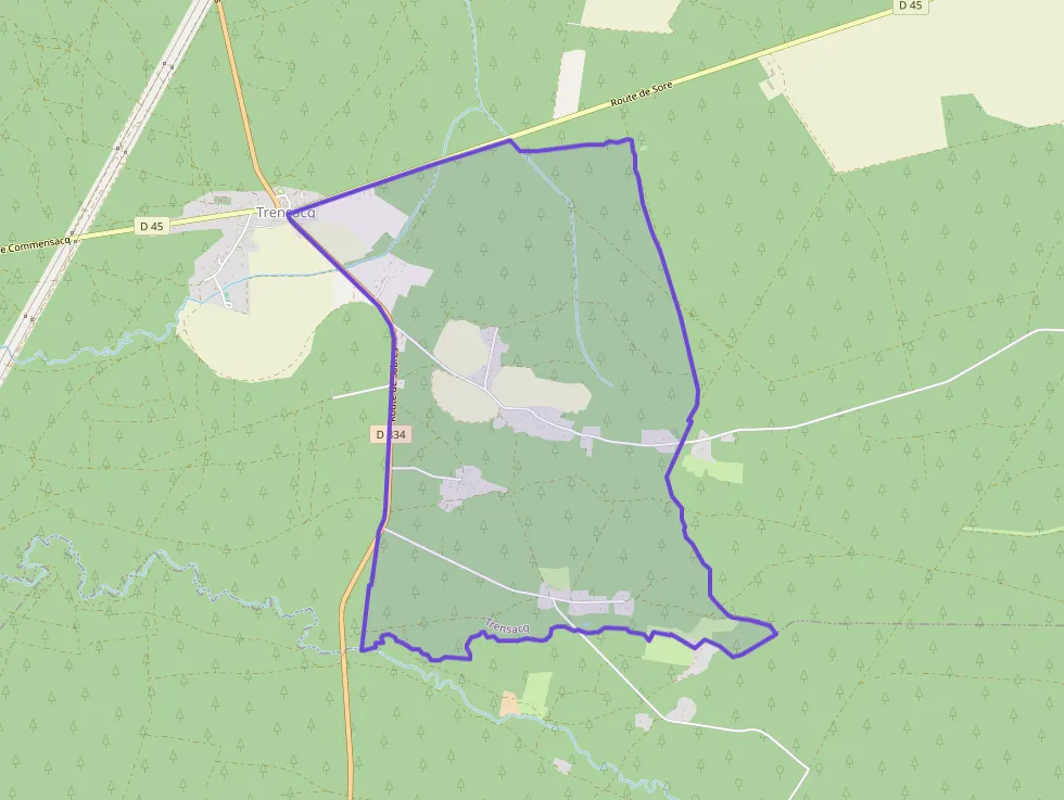 Maison 68 m² trois pièces à vendre à Trensacq