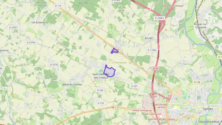 Maison 111 m² quatre pièces à vendre à Saint-Georges-des-Coteaux