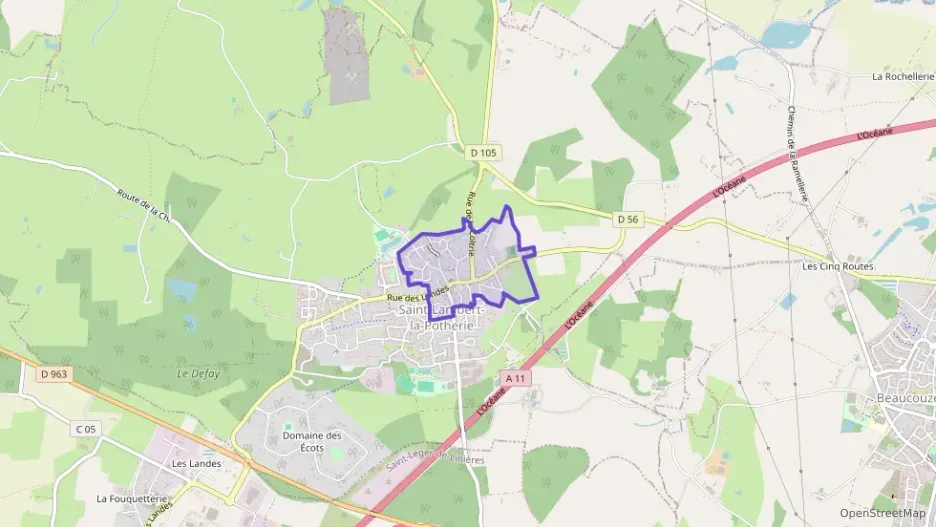 Maison 90 m² cinq pièces à vendre à Saint-Lambert-la-Potherie