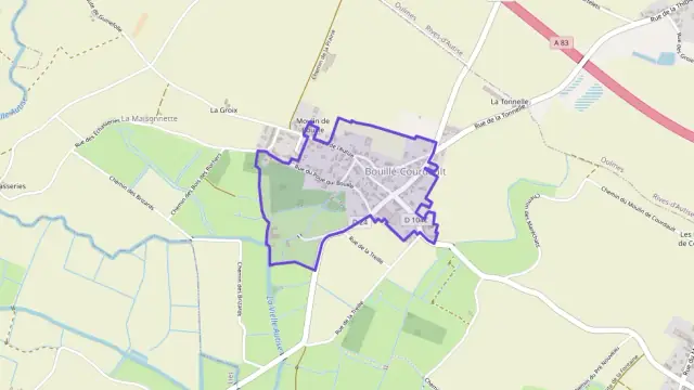 Maison 97 m² quatre pièces à vendre à Bouillé-Courdault