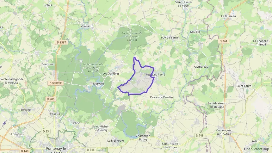 Maison 95 m² cinq pièces à vendre à Foussais-Payré