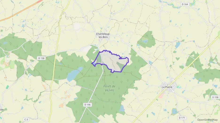 Maison 174 m² sept pièces à vendre à Chanteloup-les-Bois