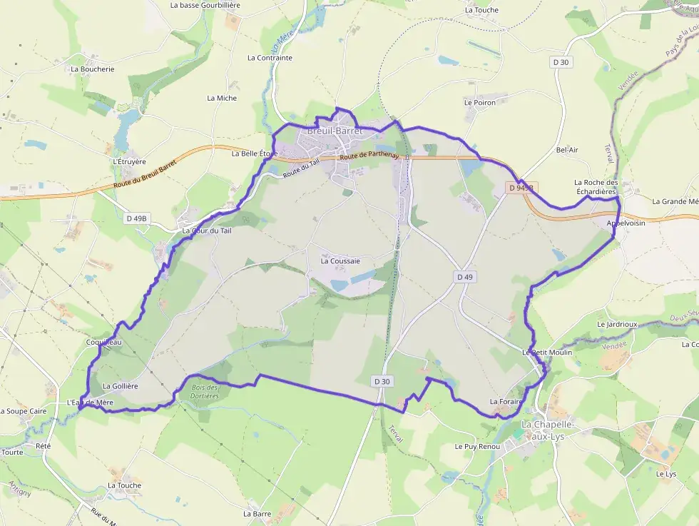 Maison 108 m² quatre pièces à vendre à BREUIL-BARRET