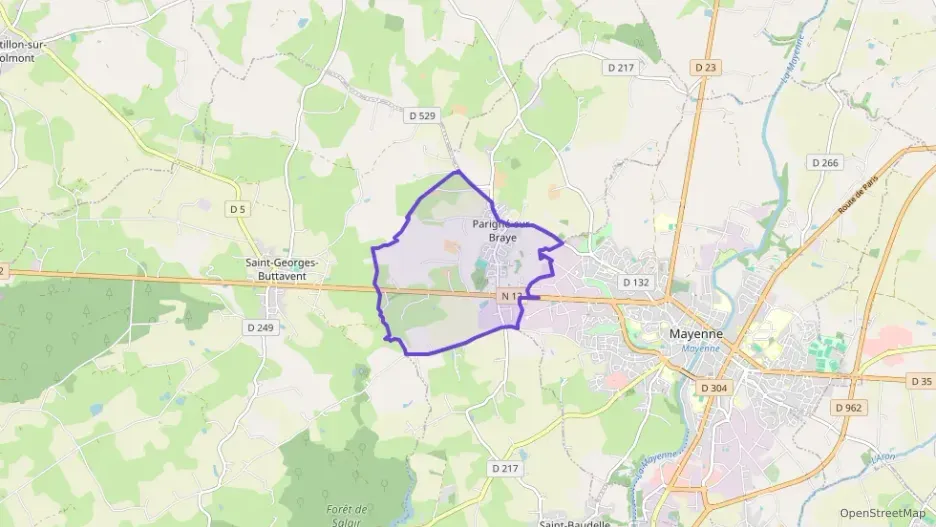 Maison 90 m² quatre pièces à vendre à Parigné-sur-Braye